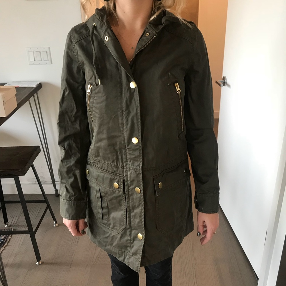 J. Crew hooded anorak